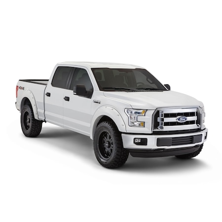 Bushwacker 18-C F150 POCKET STYLE 4PC COLOR FENDER FLARES OXFORD WHITE 20945-12